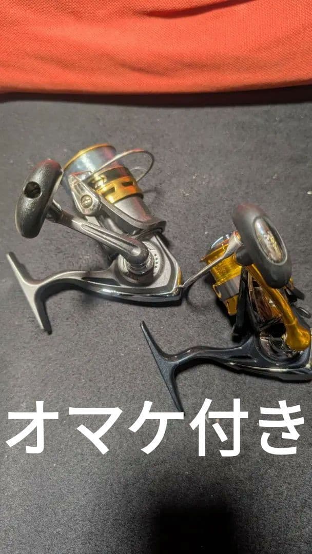 ダイワスピニングリール 黒/金 軽量デザイン2セット美品
