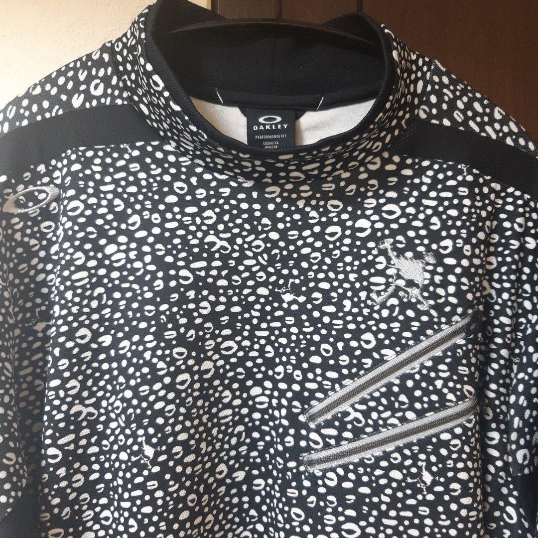 新品　オークリーゴルフ　メンズウエア　長袖モックネック　ロングシャツ