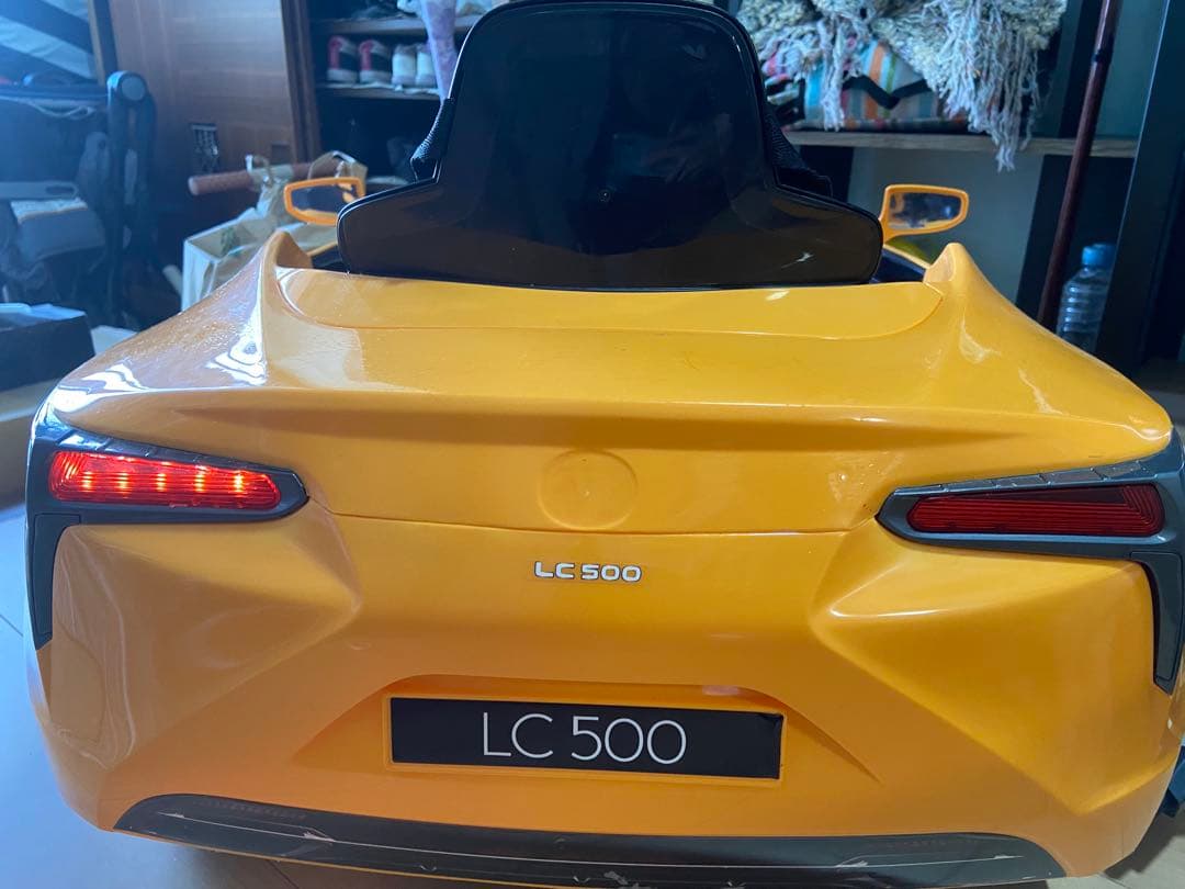 Lexus 電動乗用車 イエロー　LC500 ラジコンカー　引取限定　福岡桂川