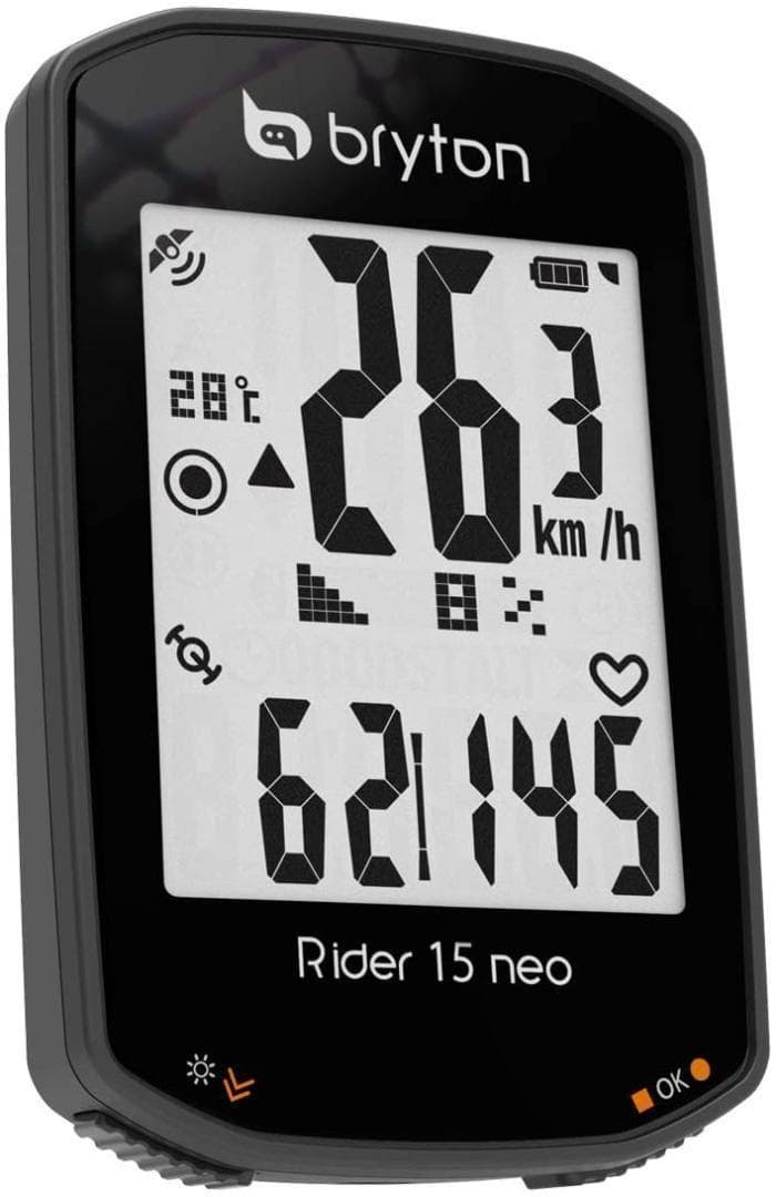 ブライトン ライダー15neoC（日本語対応）GPS サイコン（センサー付き）