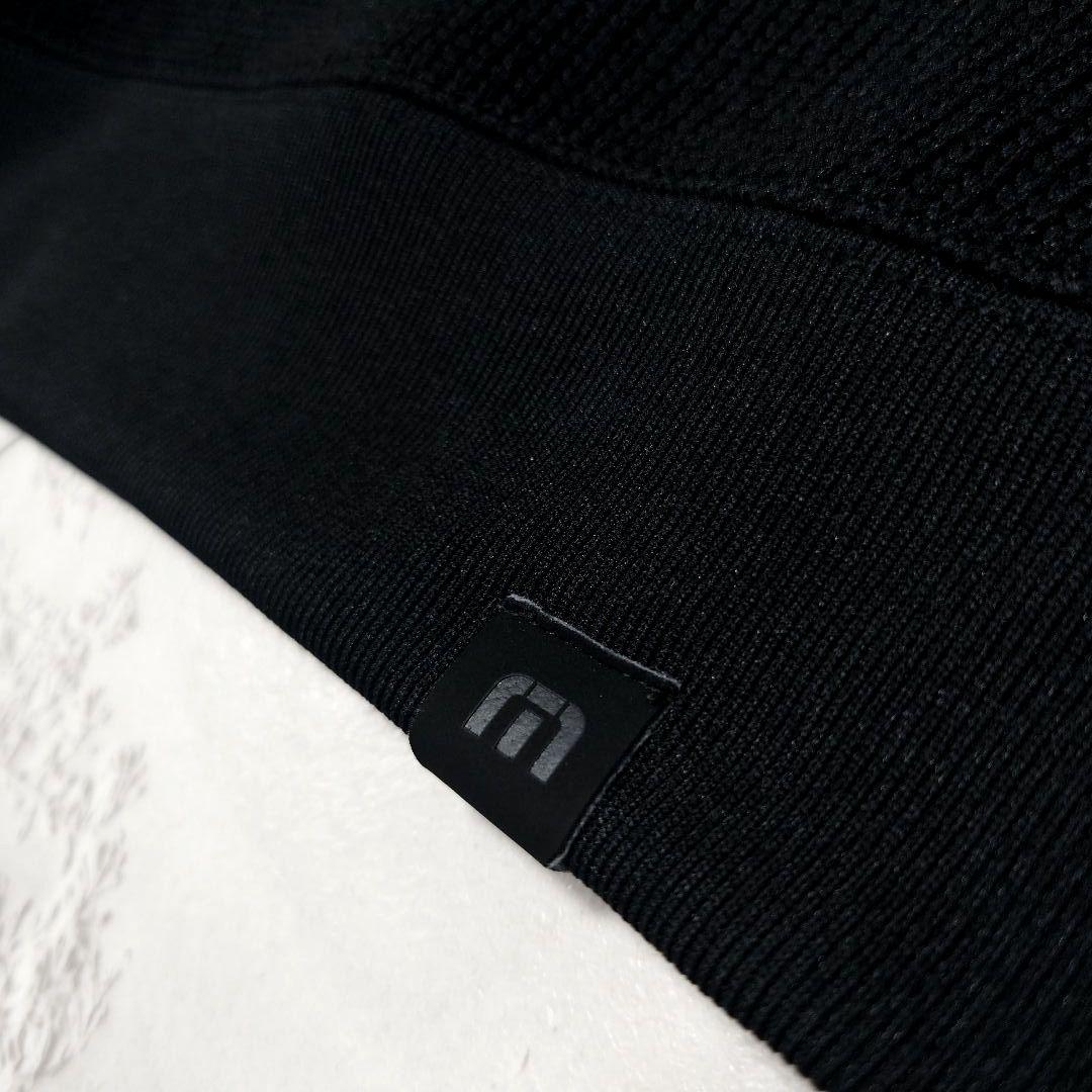 人気モデル Travis Mathew Golf 通気性ジャージ素材ニット 黒