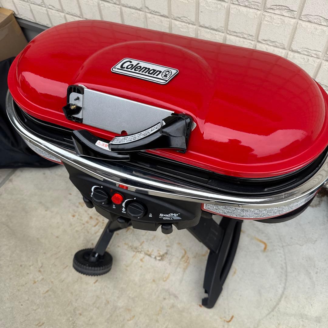 コールマン ROADTRIP Grill LXE-J 取っ手割れ キズ使用感あり