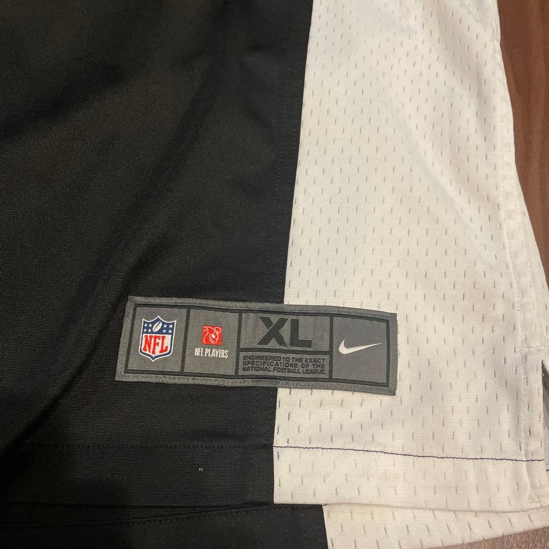 アメフトゲームシャツ　ベンガルズ 黒 オレンジ XLサイズ NFL 古着　y2k