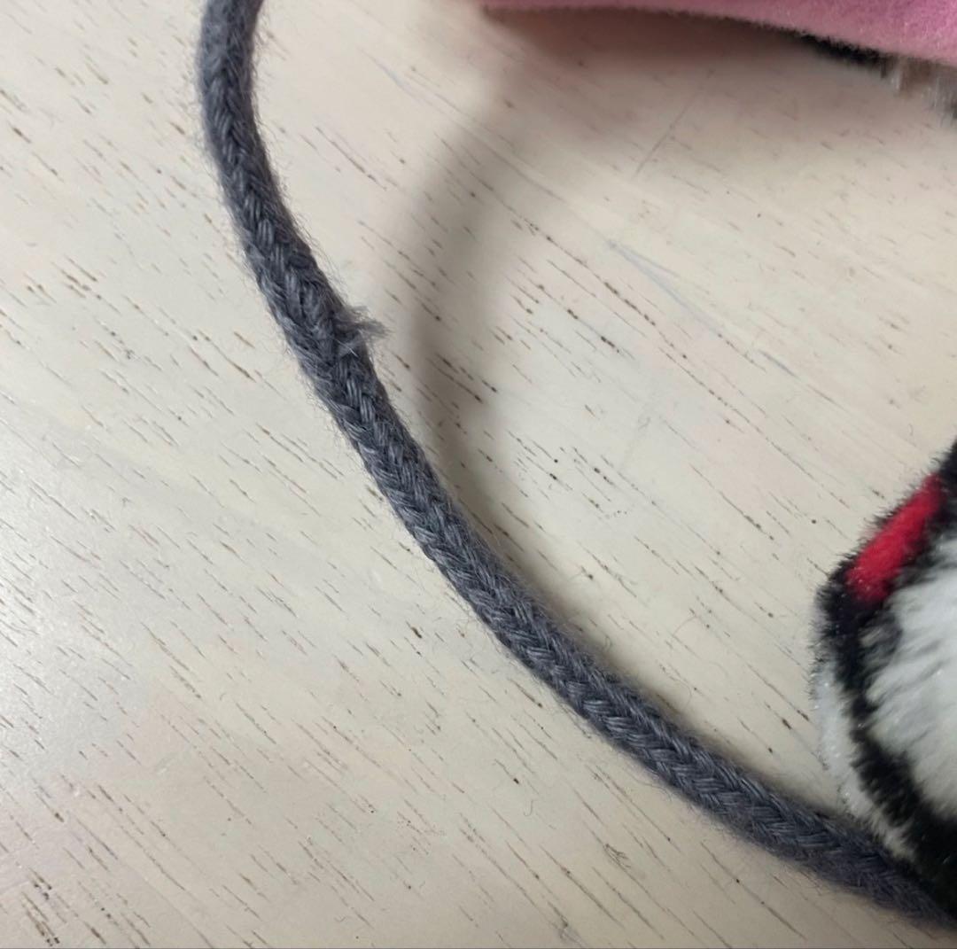 ディズニー　ファンキャップ　ミニー　もこもこ