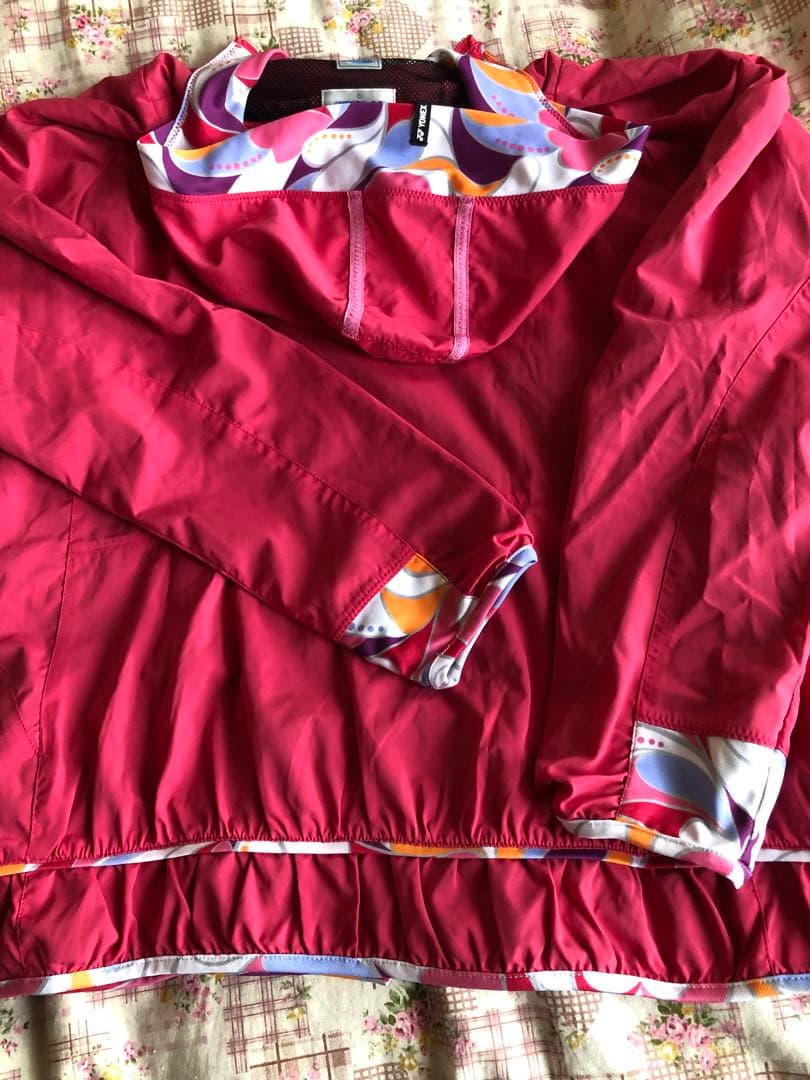 美品　ヨネックス　ハート　テニス　バドミントン　ジャンパー　ブルゾン　O