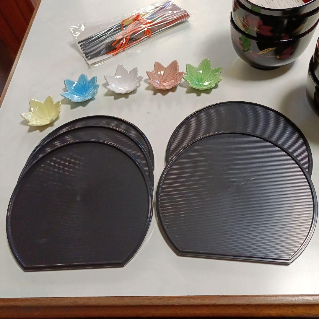 合成漆器　結びどんぶり揃　華