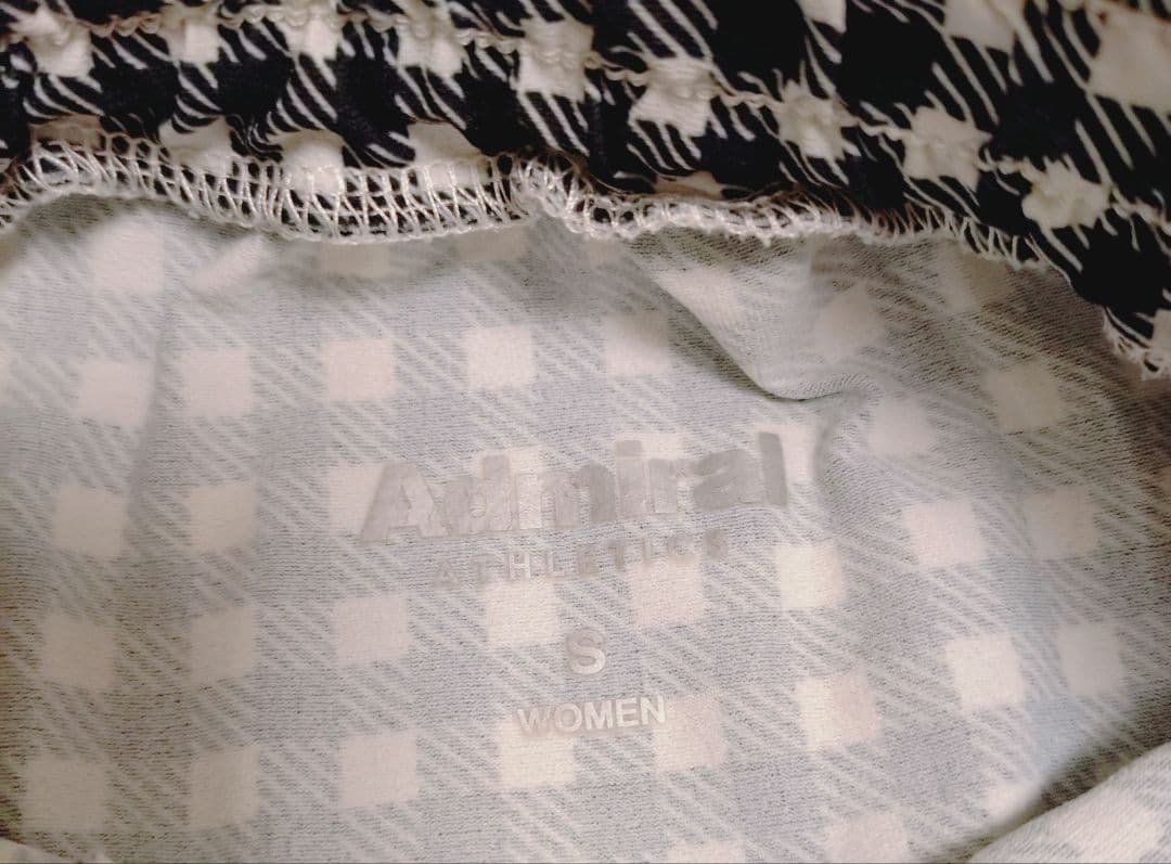 Admiral ピンタックTシャツ/ギンガムチェックパンツ Sサイズ