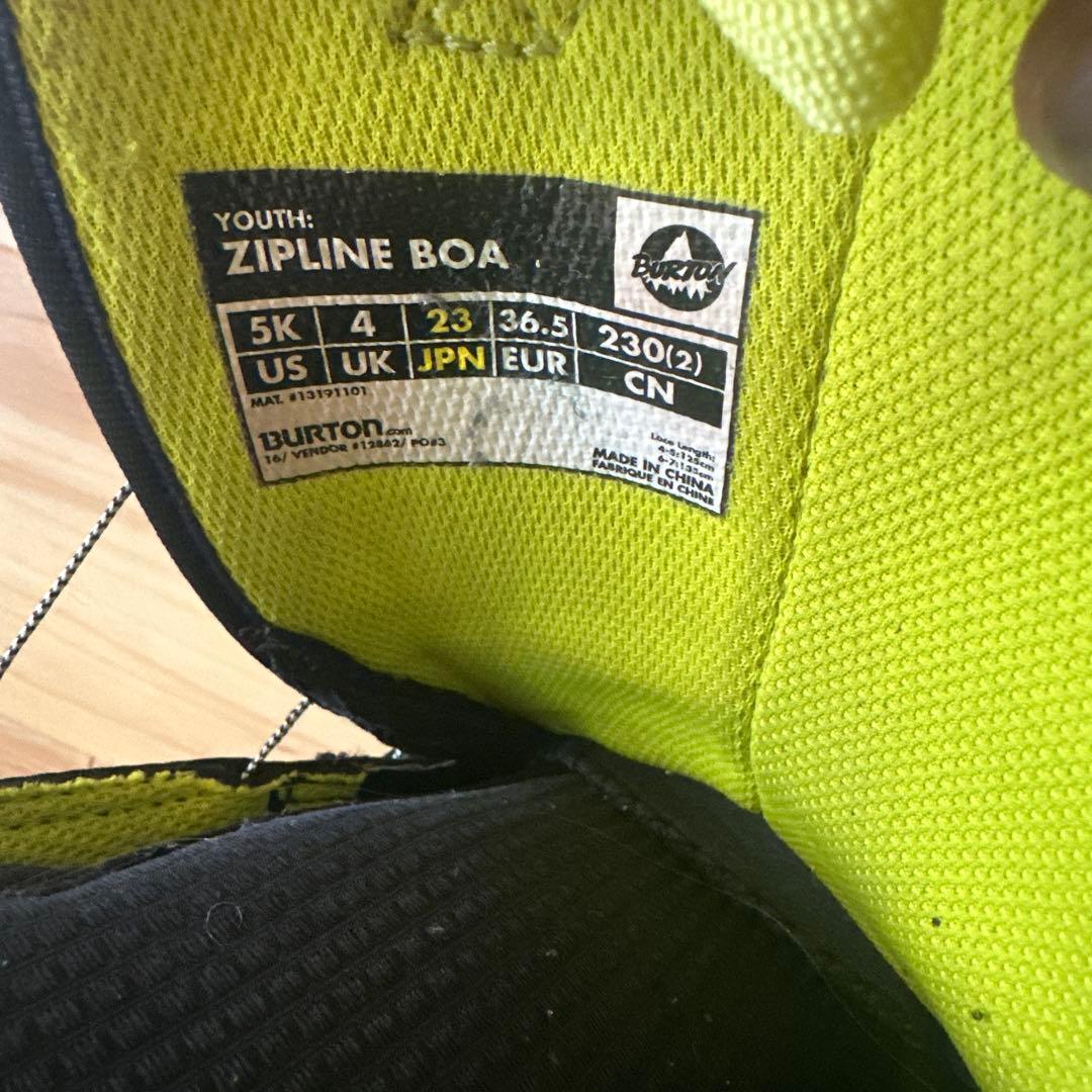 値下げ‼️BURTON ZIPLINE BOA スノーボード23センチ