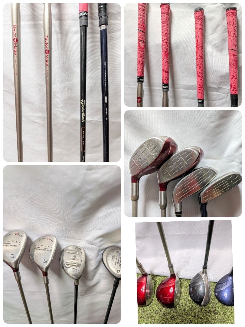さ*さ様 TaylorMade レディース ゴルフクラブ フルセット16本キャデ