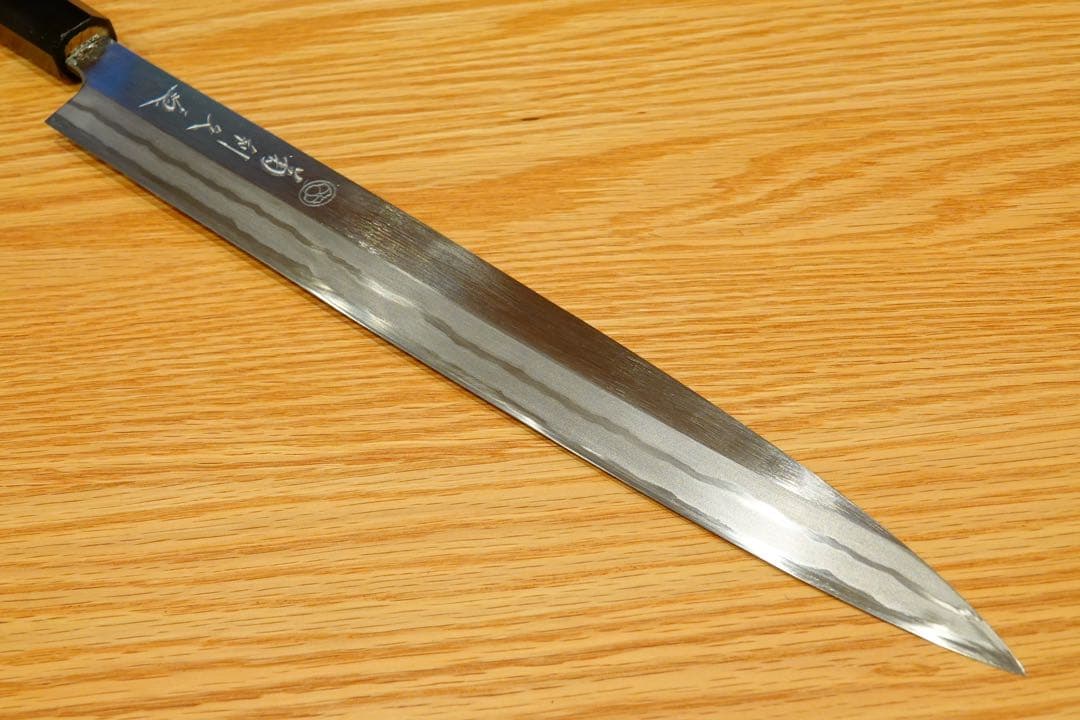 菊利久(長直) 柳刃包丁 300mm 片刃右