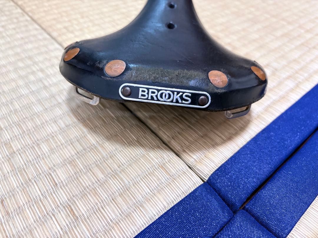 brooks レザーサドル　ブラック