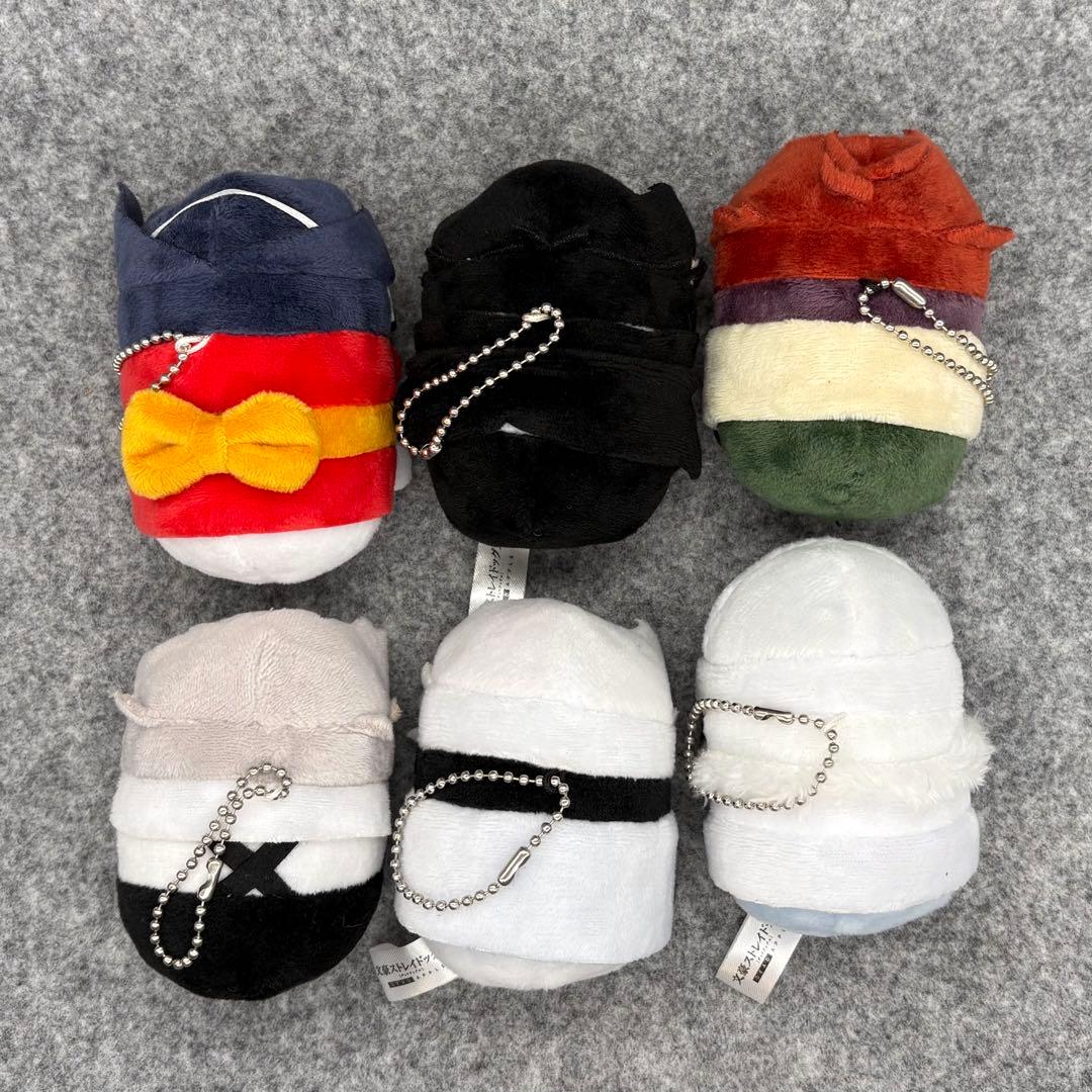 文豪ストレイドッグス DEAD APPLE もちもちマスコット 6点セット