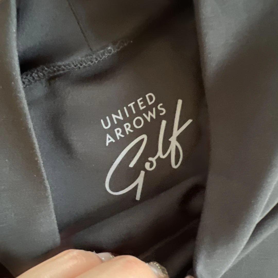 UNITED ARROWS Golf メンズ スムース モックネック シャツ