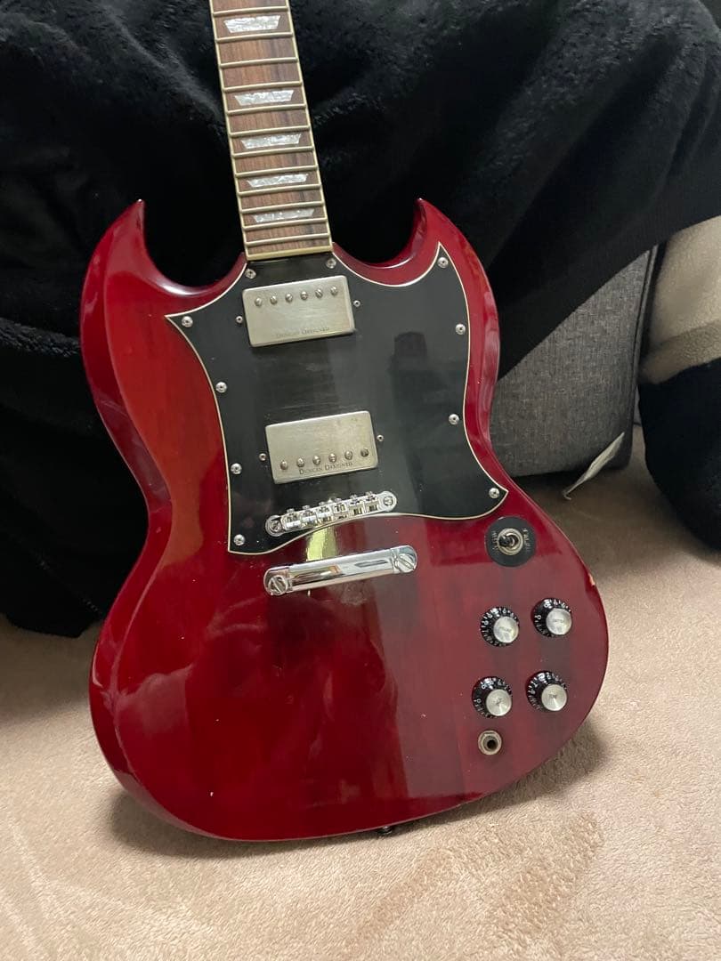GrassRoots SG ギター レッド
