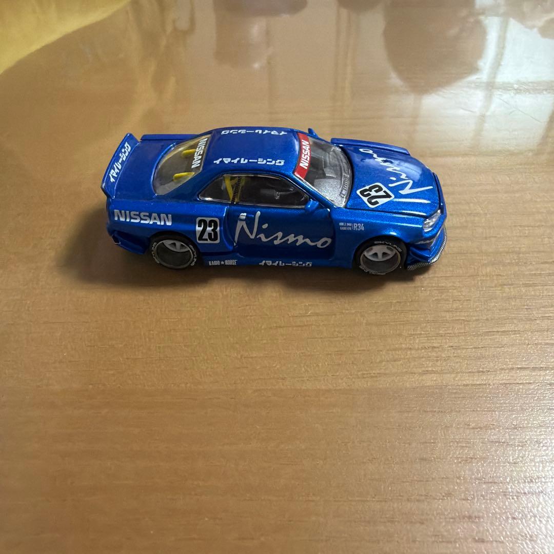 Nismo ミニカー 青 gtr34 NISSAN 限定品