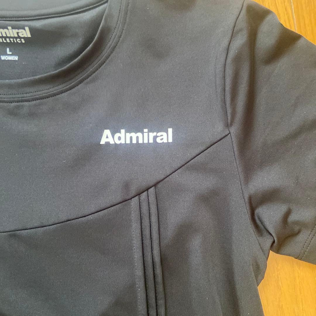 Admiral テニスシャツ　ブラック