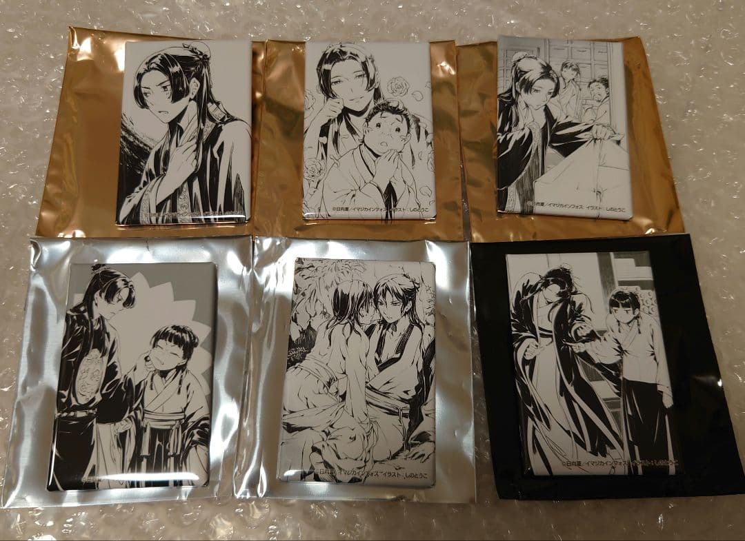 薬屋のひとりごと展　しのとうこ特別描き下ろし企画　神田明神　スクエア缶バッジ