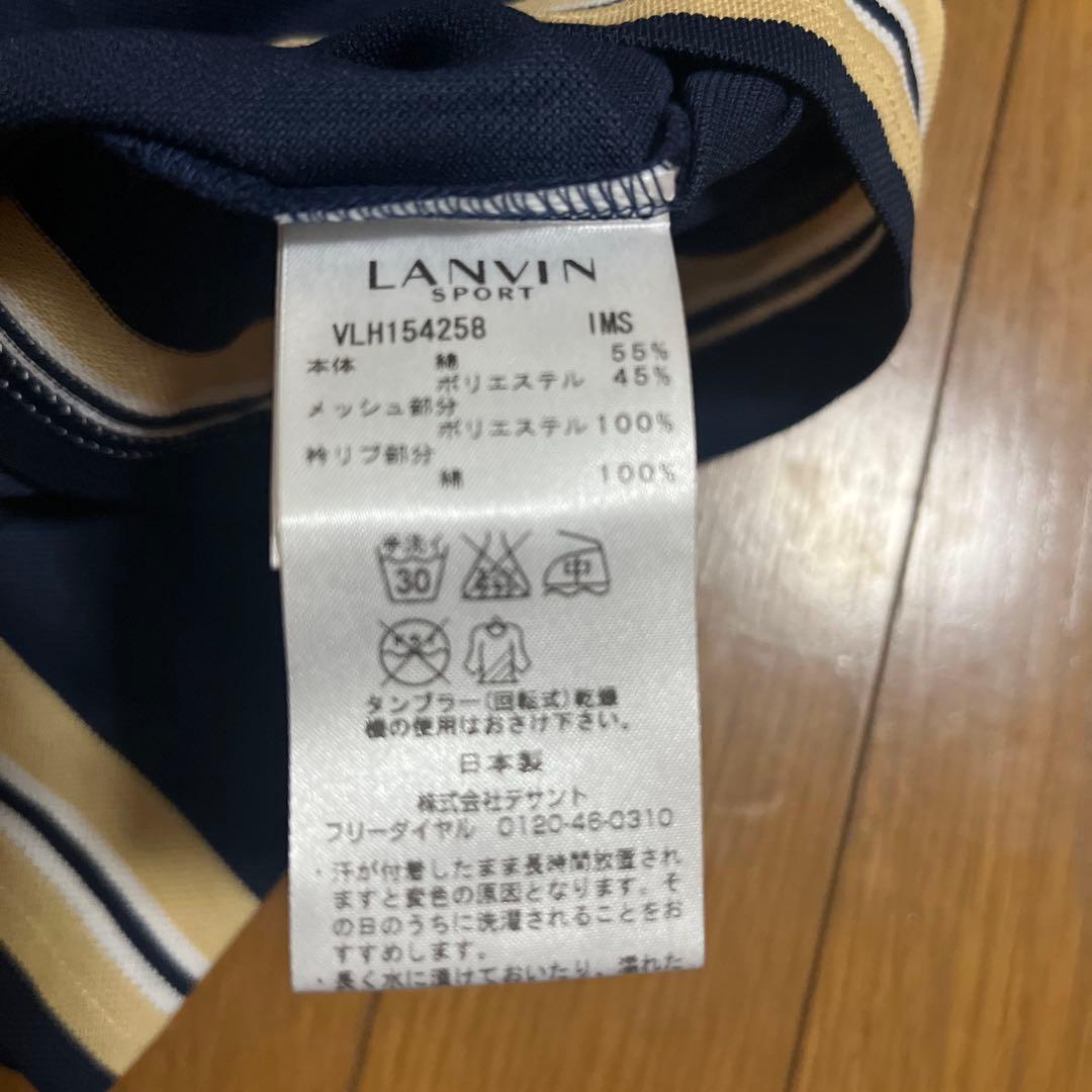 日本製★LANVIN SPORT ランバンスポール　ポロシャツ　ゴルフ