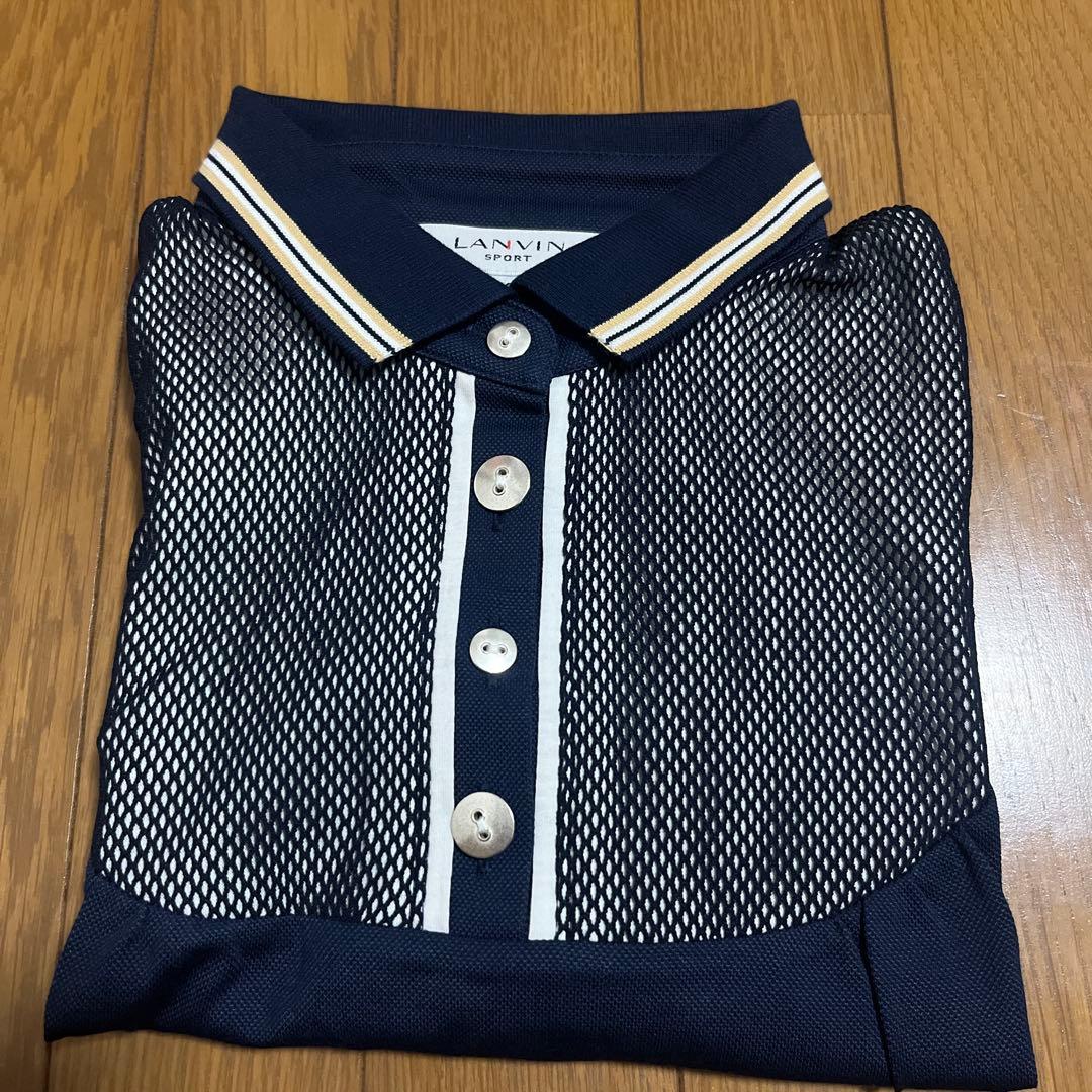 日本製★LANVIN SPORT ランバンスポール　ポロシャツ　ゴルフ