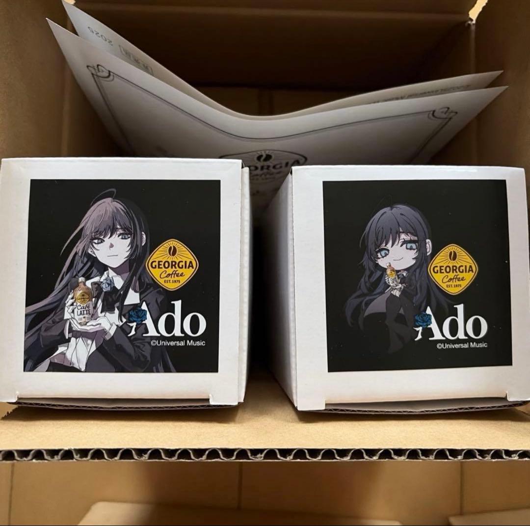 Adoコラボ 珈琲専科ペアマグ No.1〜4 コンプリートセット