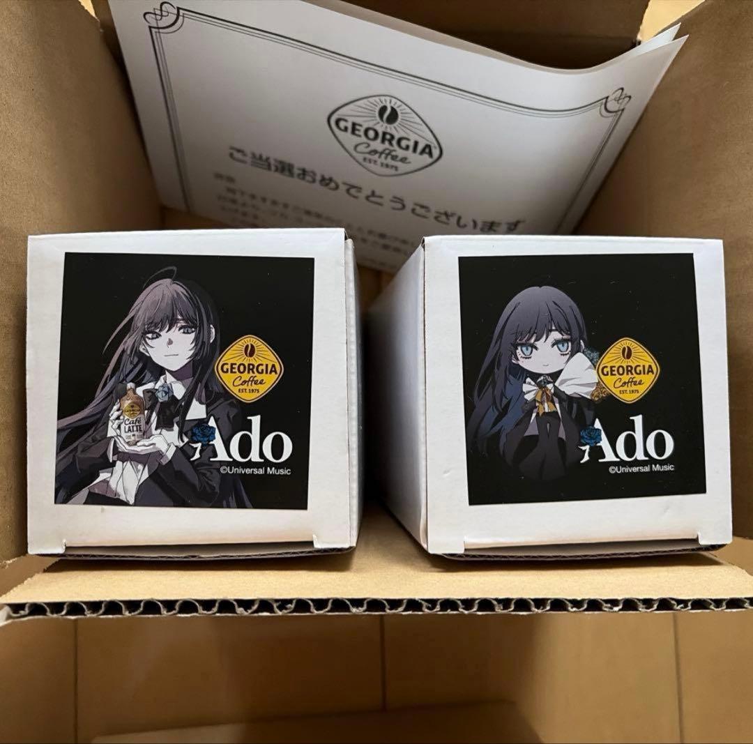 Adoコラボ 珈琲専科ペアマグ No.1〜4 コンプリートセット