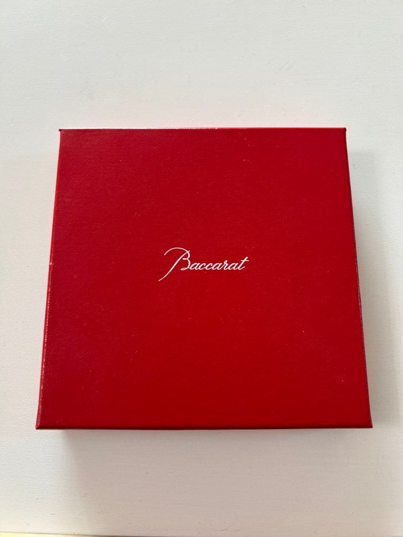 【新品未使用　】　Baccarat クリスタル皿 12㎝　専用ボックス付き