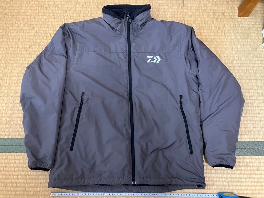 【美品】ダイワ（DAIWA）ウォームアップスーツ DI-5207 グレー XL