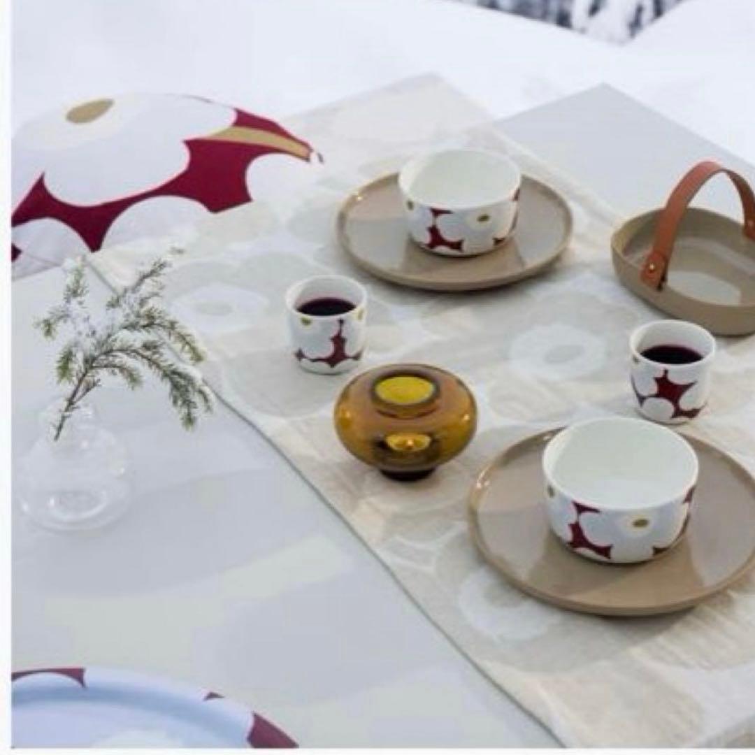 marimekko unikko リネン テーブルランナー 47×150