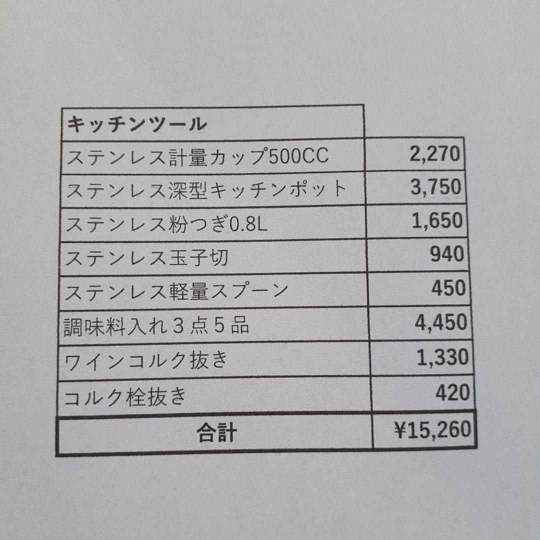 新品！ステンレス クッカーセット 調味料容器付き
