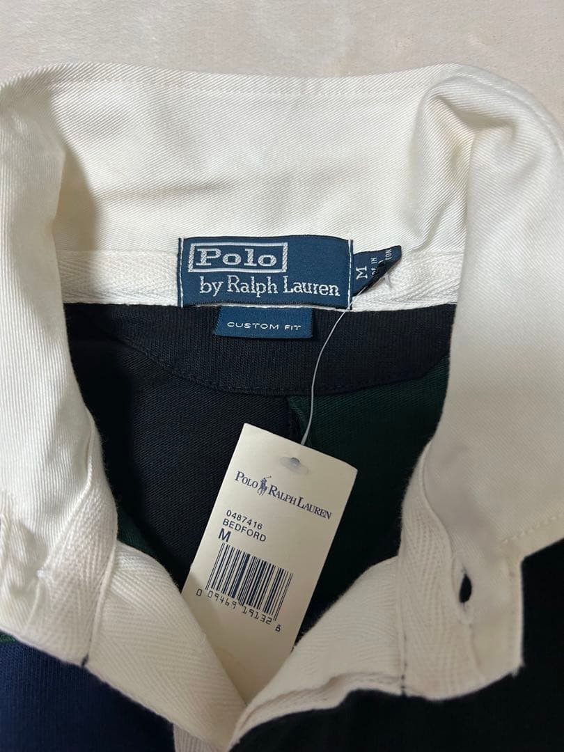 POLO Ralph Laurenパッチワーク ラガーシャツ マルチカラー