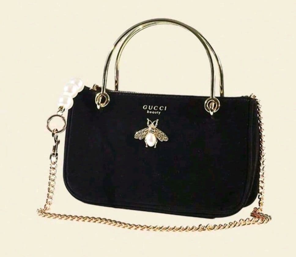 希少！GUCCI ノベルティ 2way ショルダーバッグ ハンドバッグ ブラック