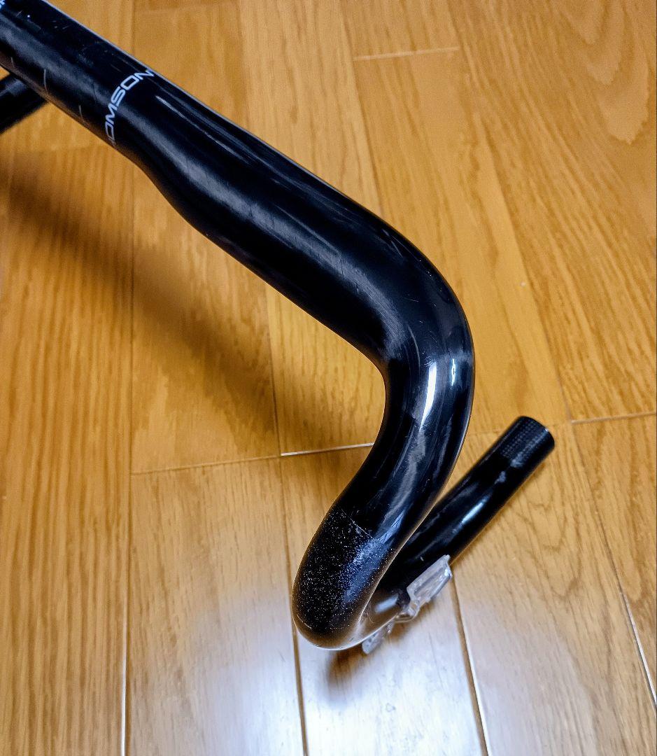 THOMSON カーボン ドロップ ハンドル（エアロ）400㎜　※匿名配送