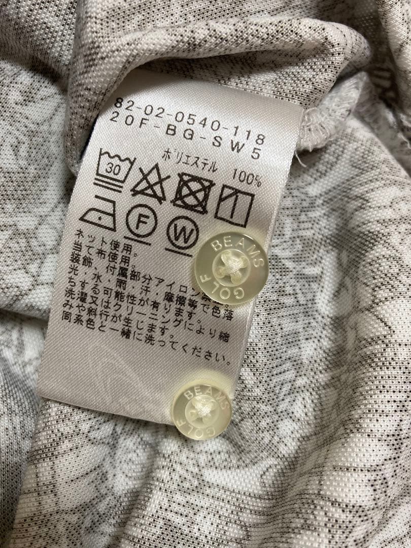 ビームス　スターウォーズ　コラボ　モノクロパターン ポロシャツ　L メンズ