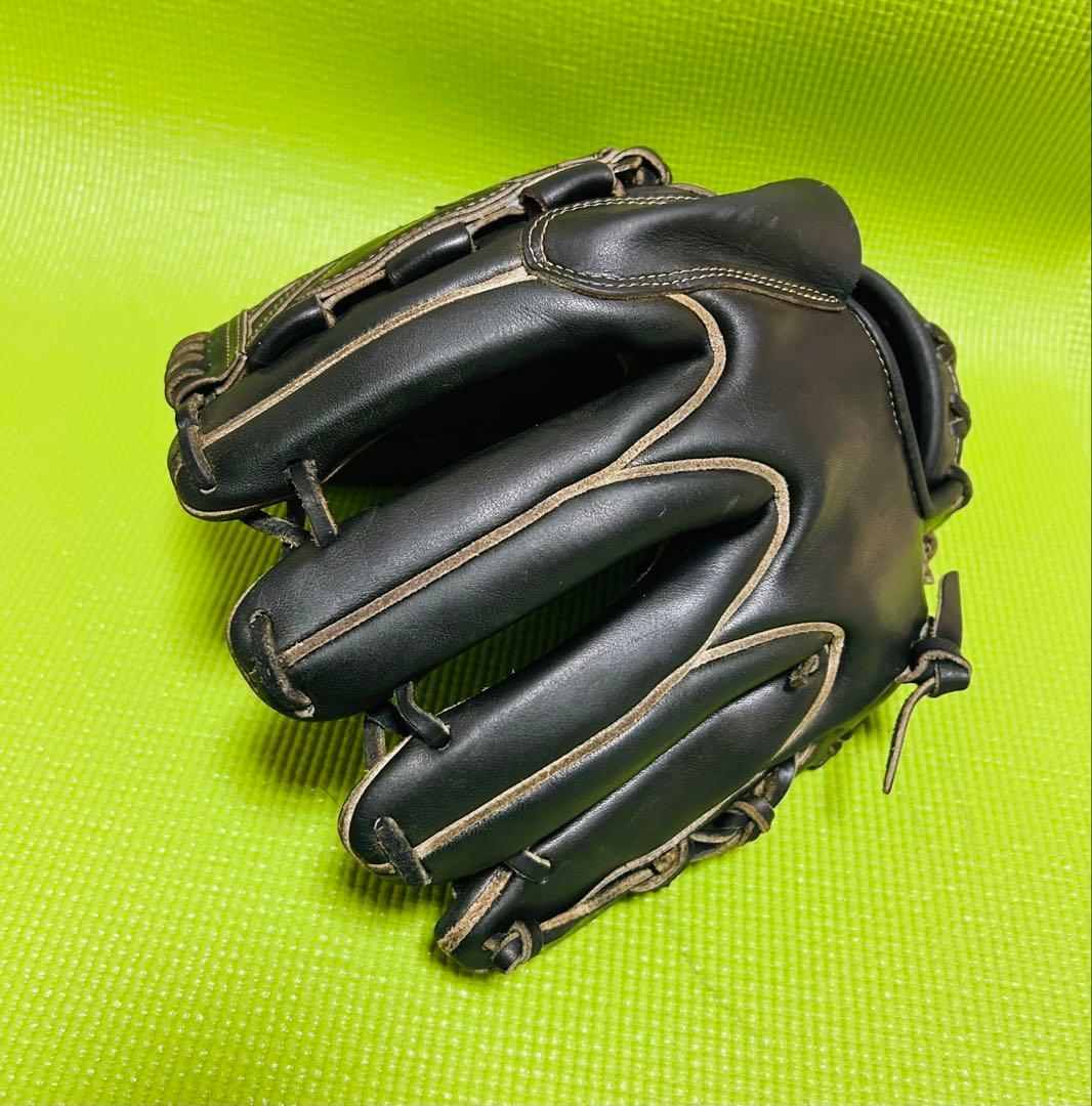 極上　日本製　HAGA JAPAN ミズノプロ 投手用 波賀工場製作　内野手