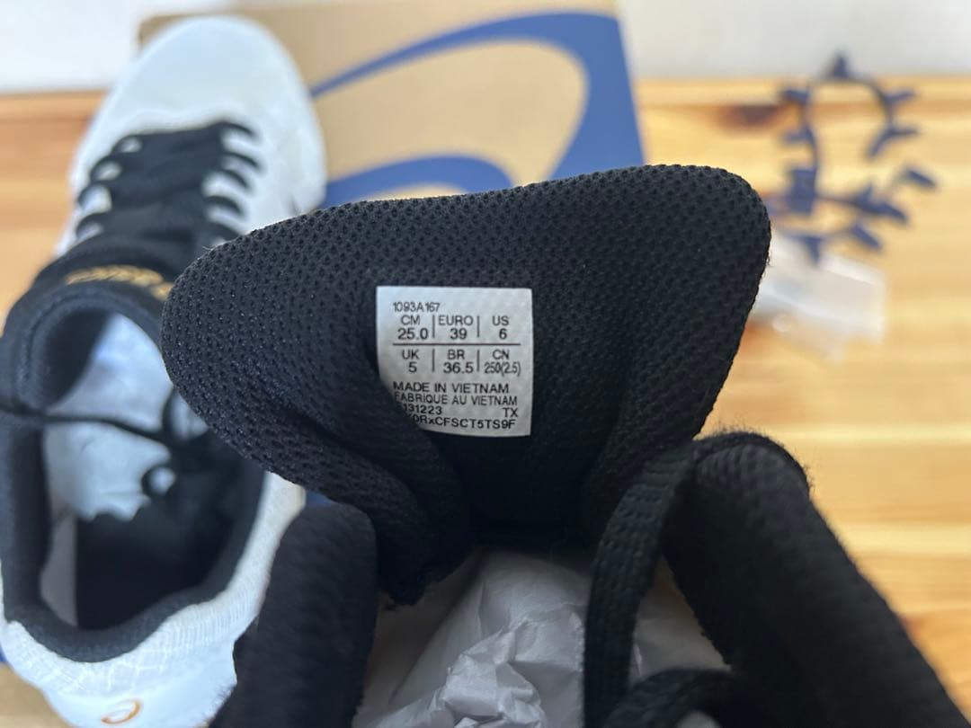 ASICS EFFORT 13 25.0cm ホワイト/ブラック