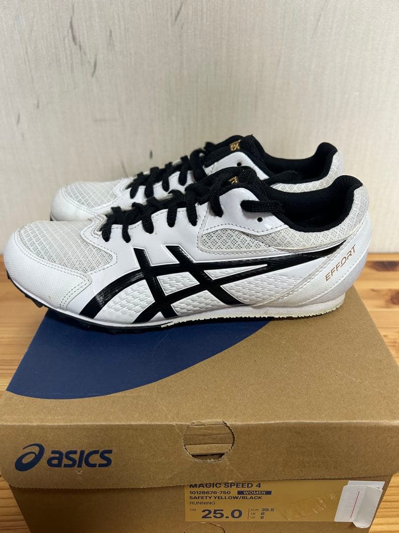 ASICS EFFORT 13 25.0cm ホワイト/ブラック