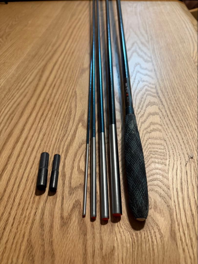 閃光 ヘラブナ竿 4本継 カーボン製