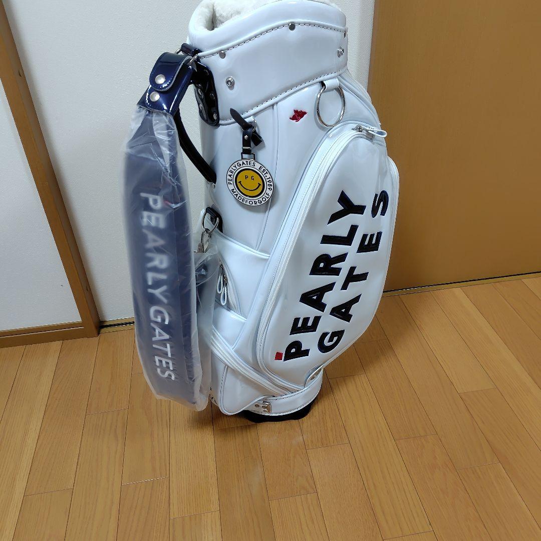 ★新品PEARLY GATES！ キャディバッグ ホワイト