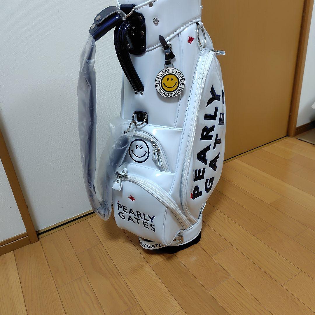 ★新品PEARLY GATES！ キャディバッグ ホワイト