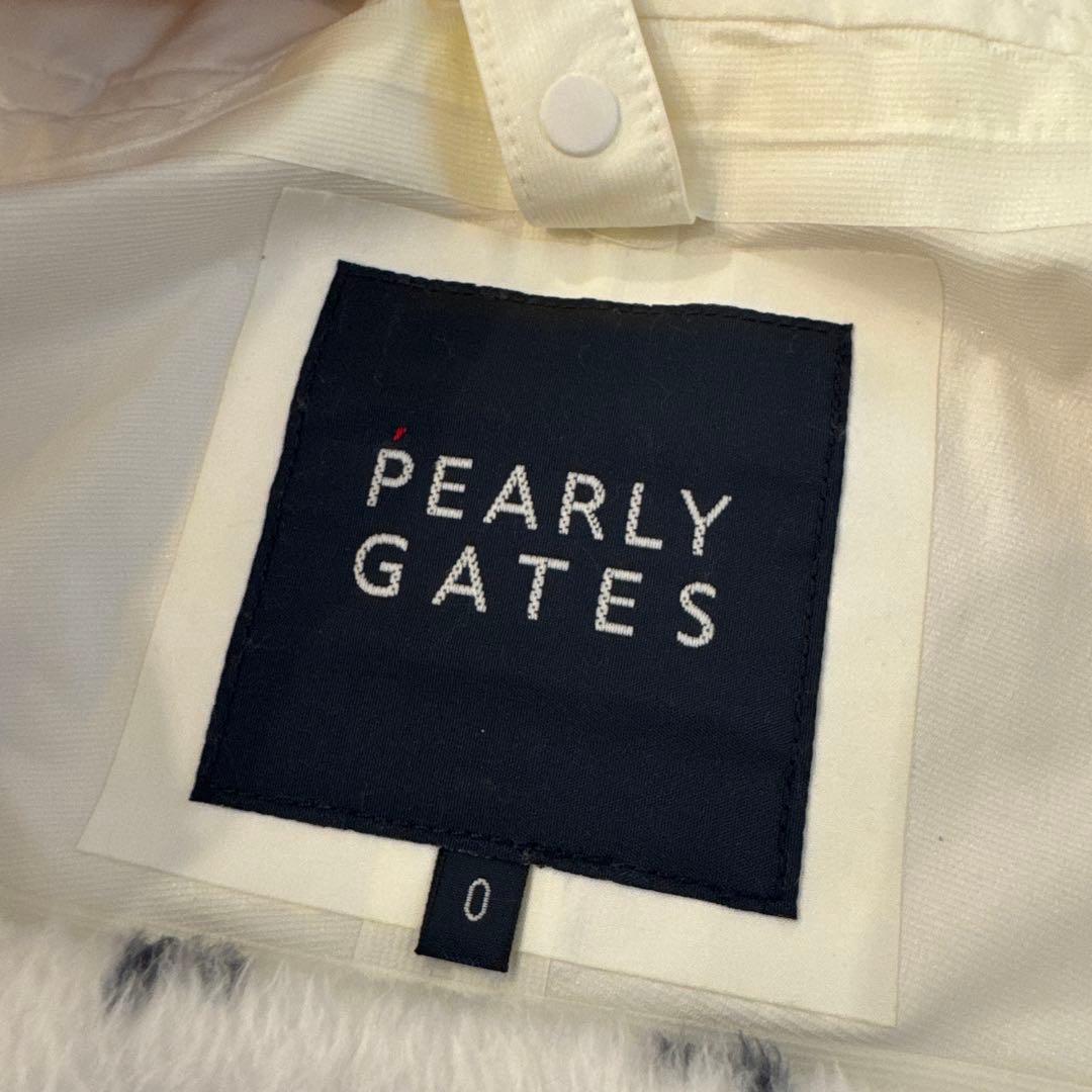 PEARLY GATES フード付き ジャケット フリース 取り外し 白