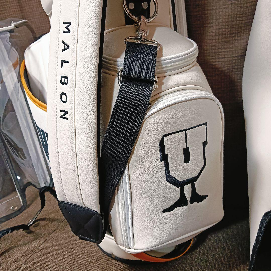ppp 極上中古 MALBON ゴルフバッグ undefeatedコラボ