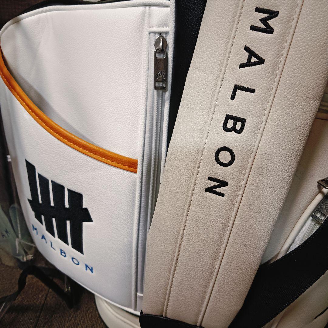 ppp 極上中古 MALBON ゴルフバッグ undefeatedコラボ