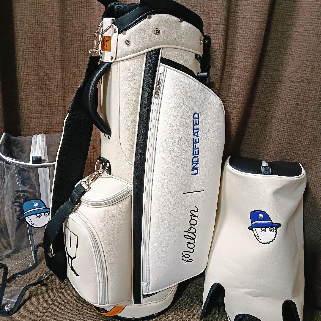 ppp 極上中古 MALBON ゴルフバッグ undefeatedコラボ
