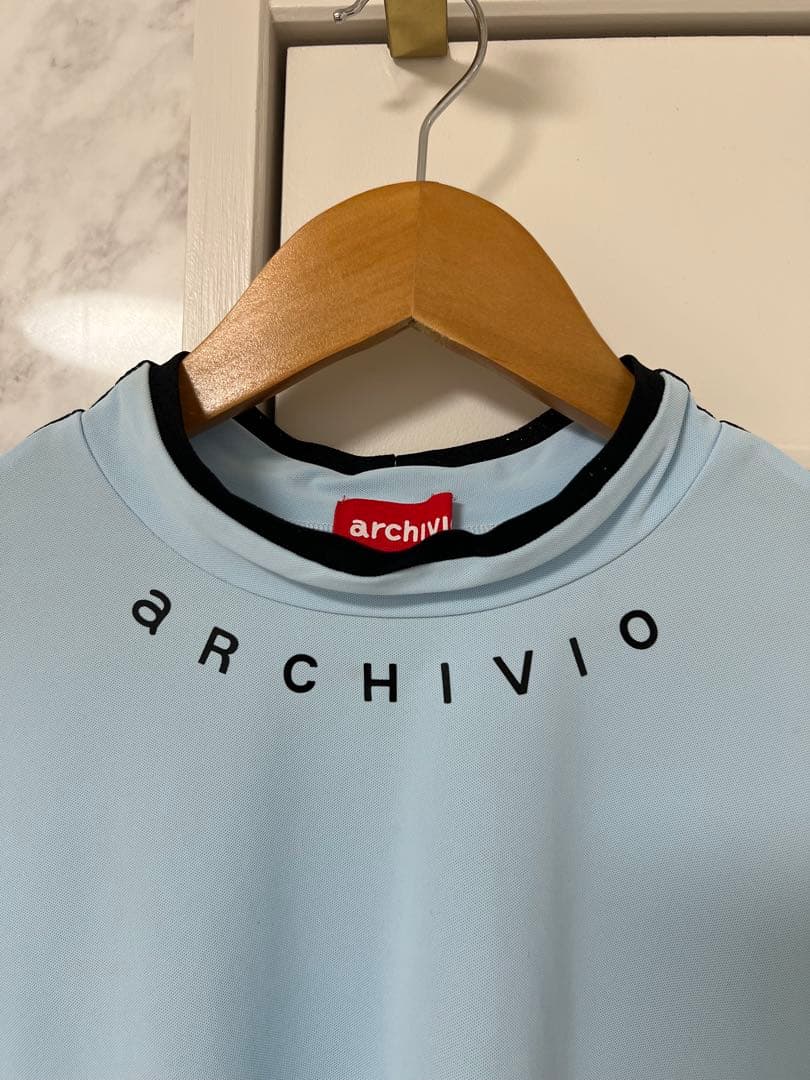 アルチビオ　レディース ゴルフウェア　半袖モックネックTシャツ36