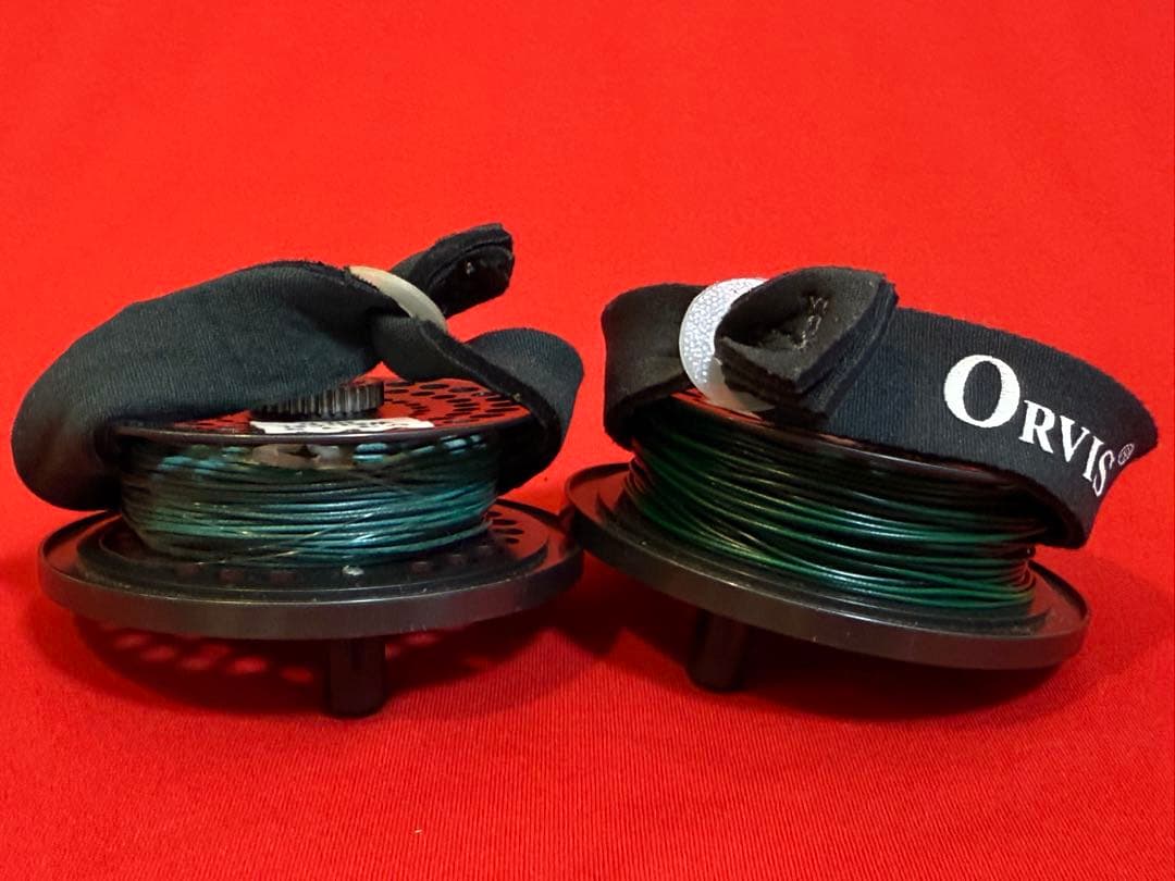 T*G様 ORVIS ★☆ オービス フライリール 2個 革ケース付き 正常作動