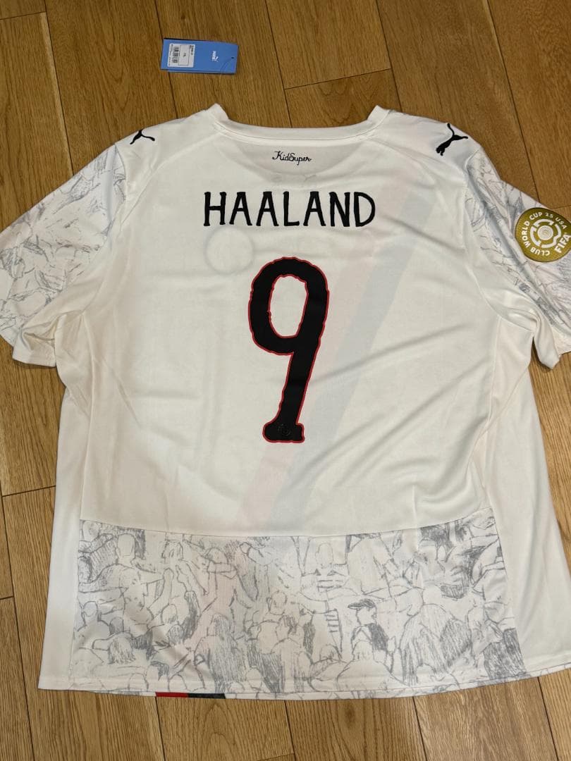 新品 マンチェスターシティ KidSuper ハーランド CWCパッチ付 2XL