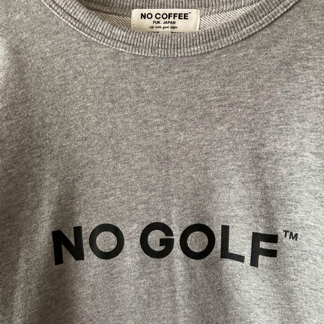 NO COFFEE NO GOLF™ スウェット Lサイズ グレー