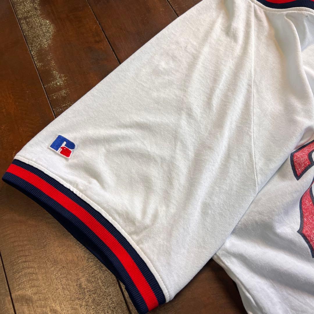 USA製！【RUSSELL ATHLETIC ラッセル】ベースボールシャツ 野球