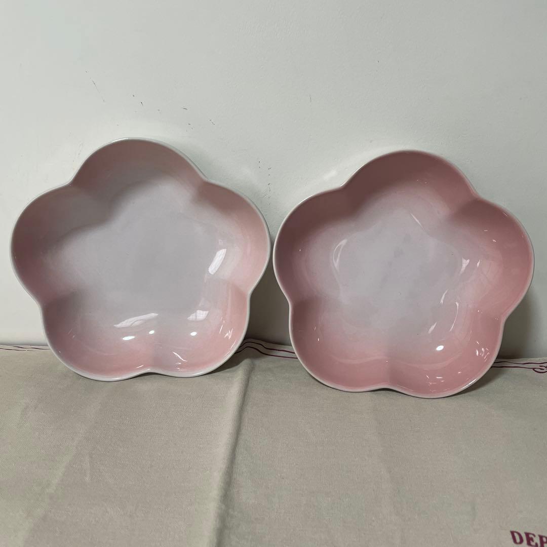《美品》16cm ルクルーゼ フラワーディッシュ
