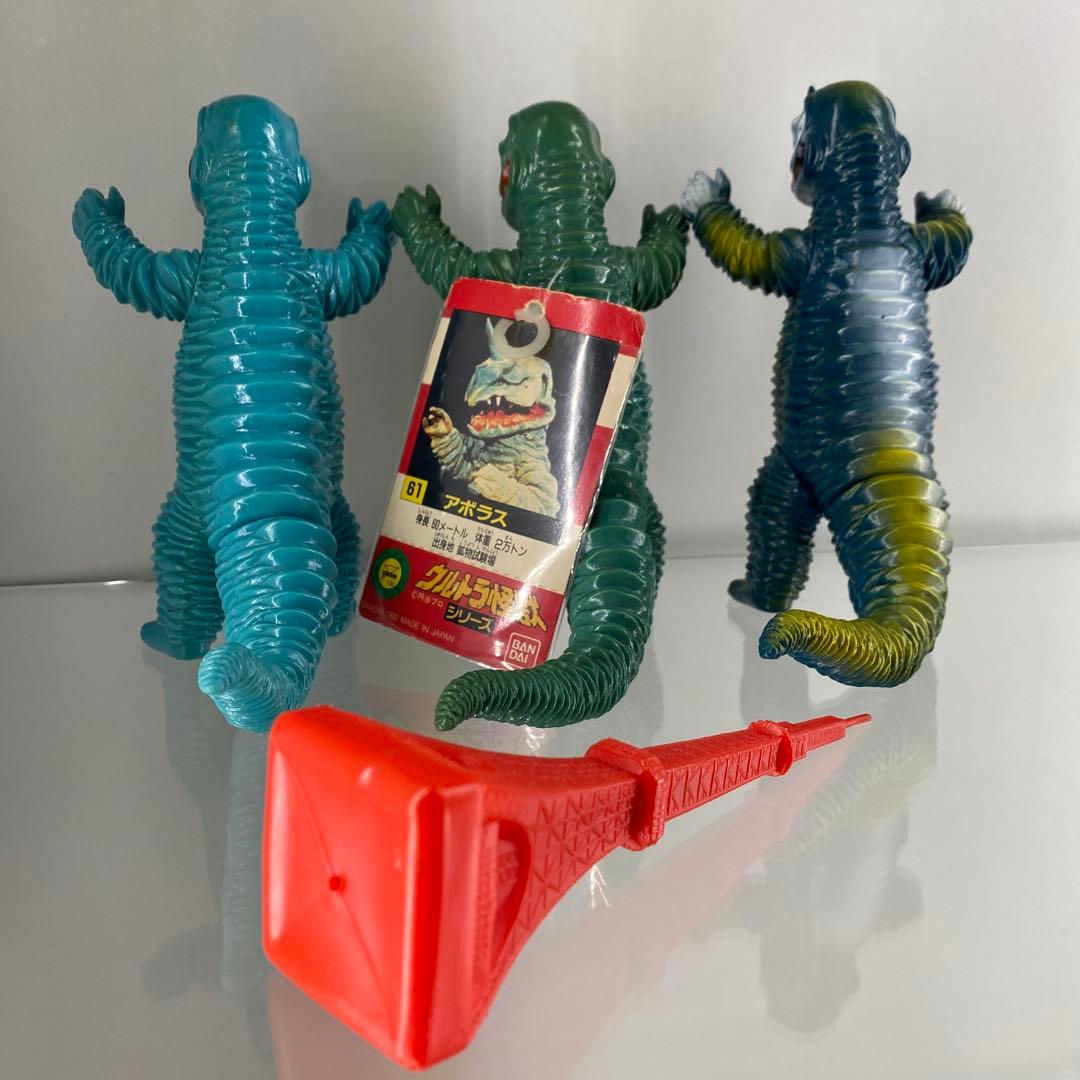 BANDAI1983アボラス 東京タワーソフビ ブルマァク(お買い得)オマケつき